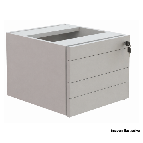 Gaveteiro Fixo 2 Gavetas GF2G03
