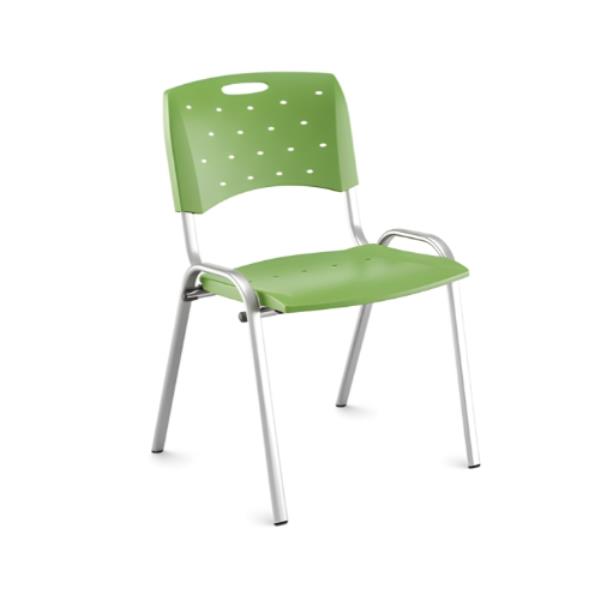 Cadeira Fixa Empilhável Base 4 Pés Cavaletti Viva