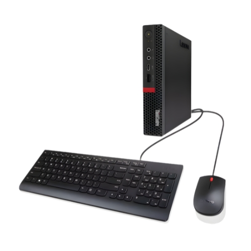 Computador Desktop Lenovo M75Q + Monitor Lenovo 24" T24i-30