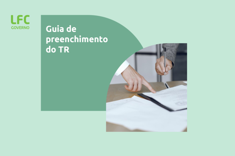 Guia de preenchimento do TR
